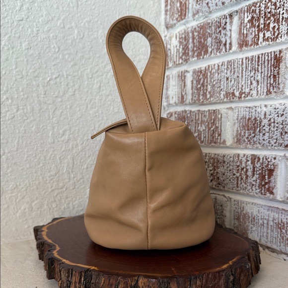 Payton James Leather Wristlet